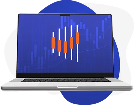 Desktop showing trading platform